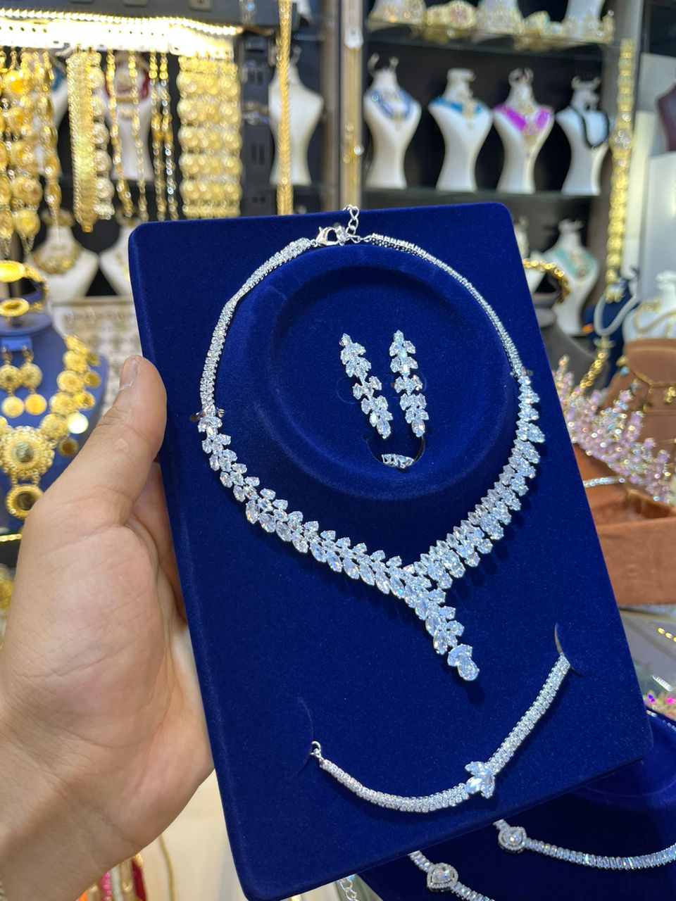 Parure en Pierre zirconium-M9