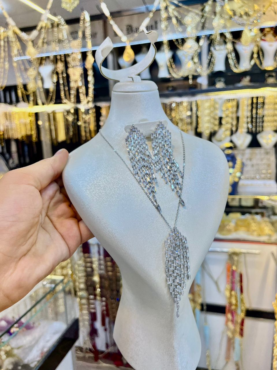 Parure en Pierre zirconium-M7