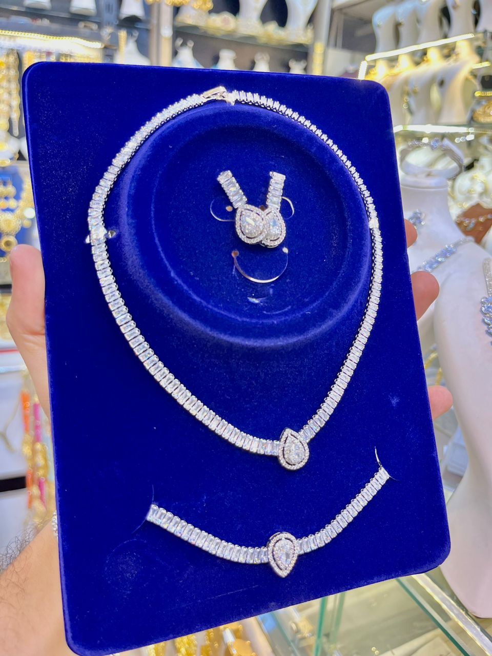 Parure en Pierre zirconium-M8